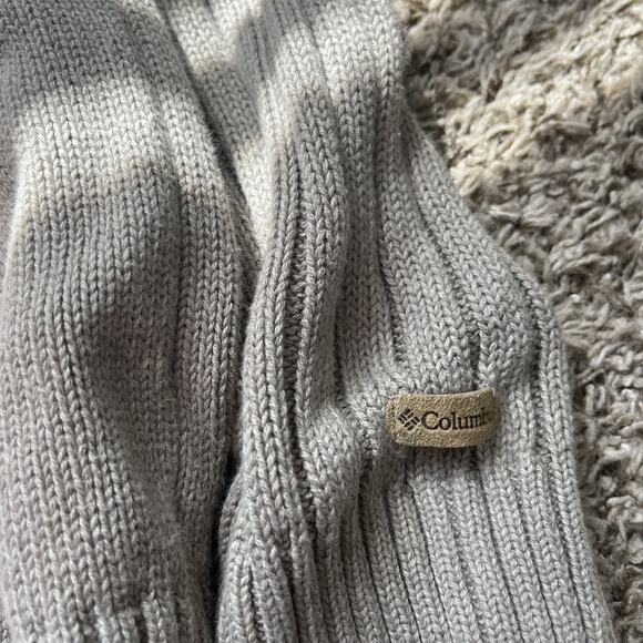 Columbia Pullover Sweater Mens L Brown Crew Neck Ribbed Knit 100% Cotton Casual - Picture 4 of 8